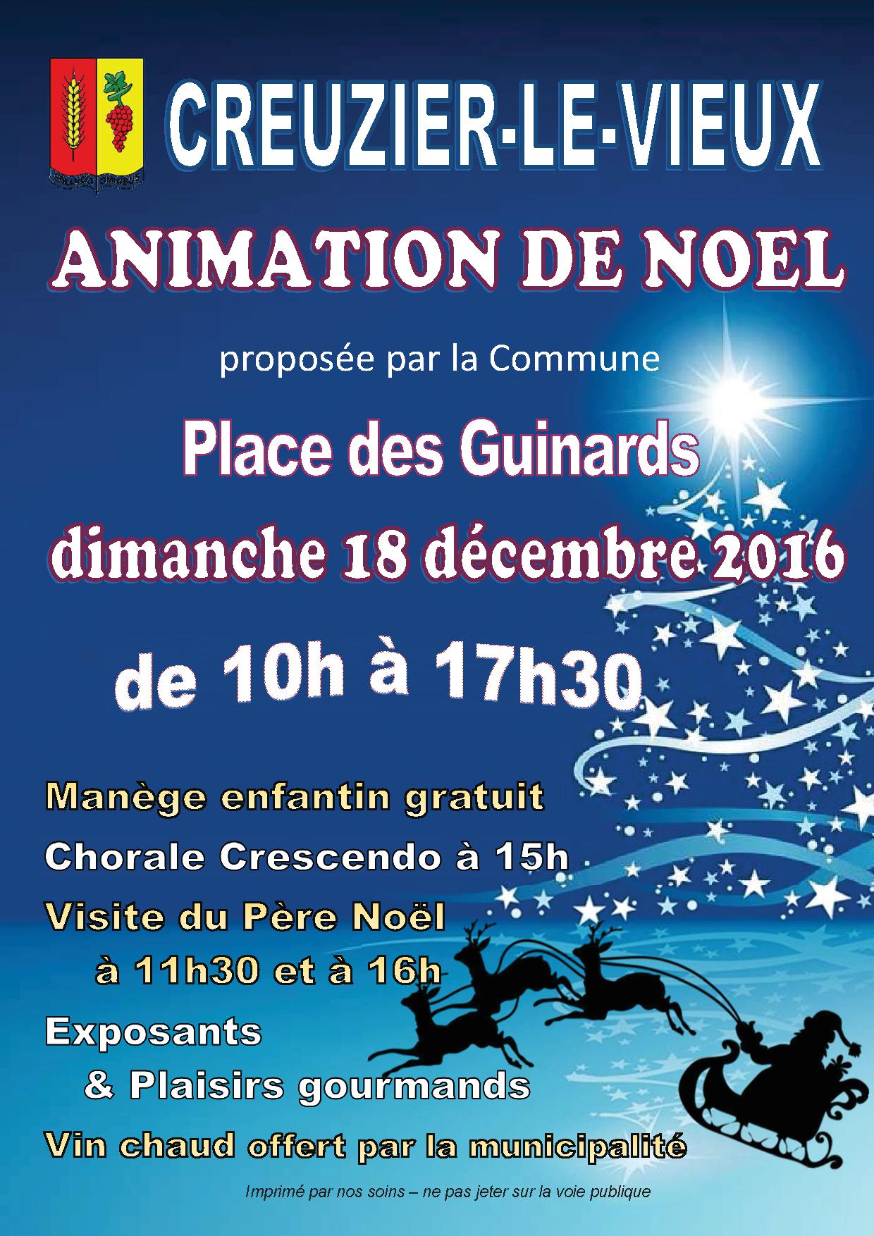 Animation de noel 2016