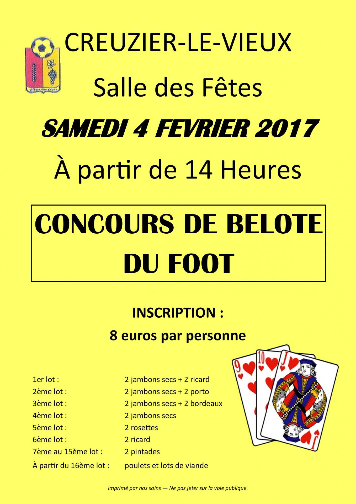 Belote 2017 accv foot