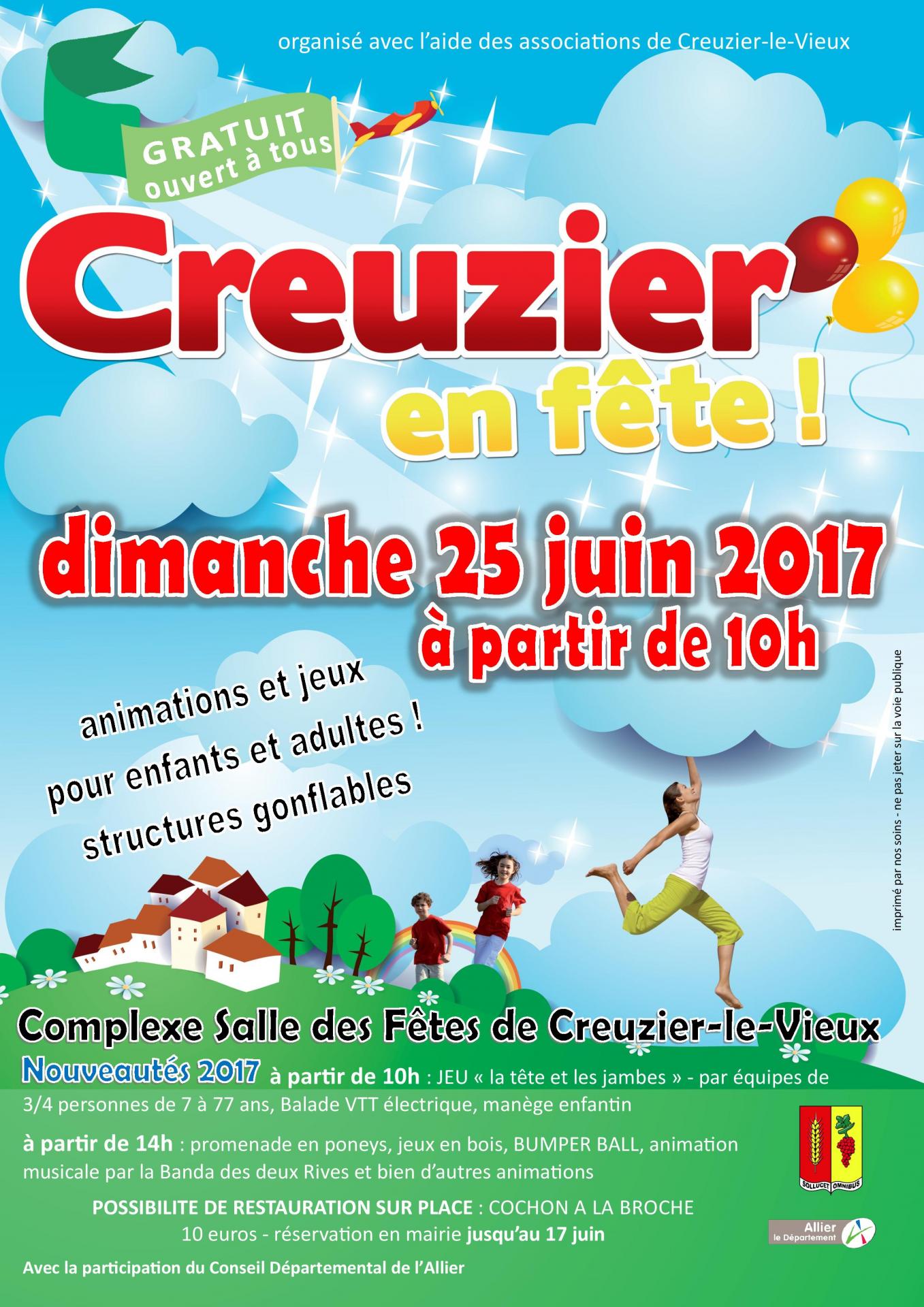 Creuzier en fete 25 juin 2017